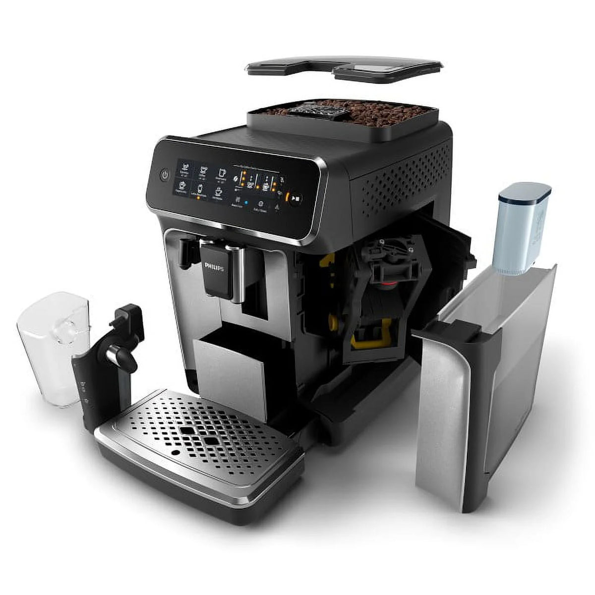 Fully Automatic Espresso Machine with LatteGo, Silver X3739