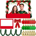 21 Pcs DIY Christmas Photo Booth Props Picture Frame 32" x 24" P33682