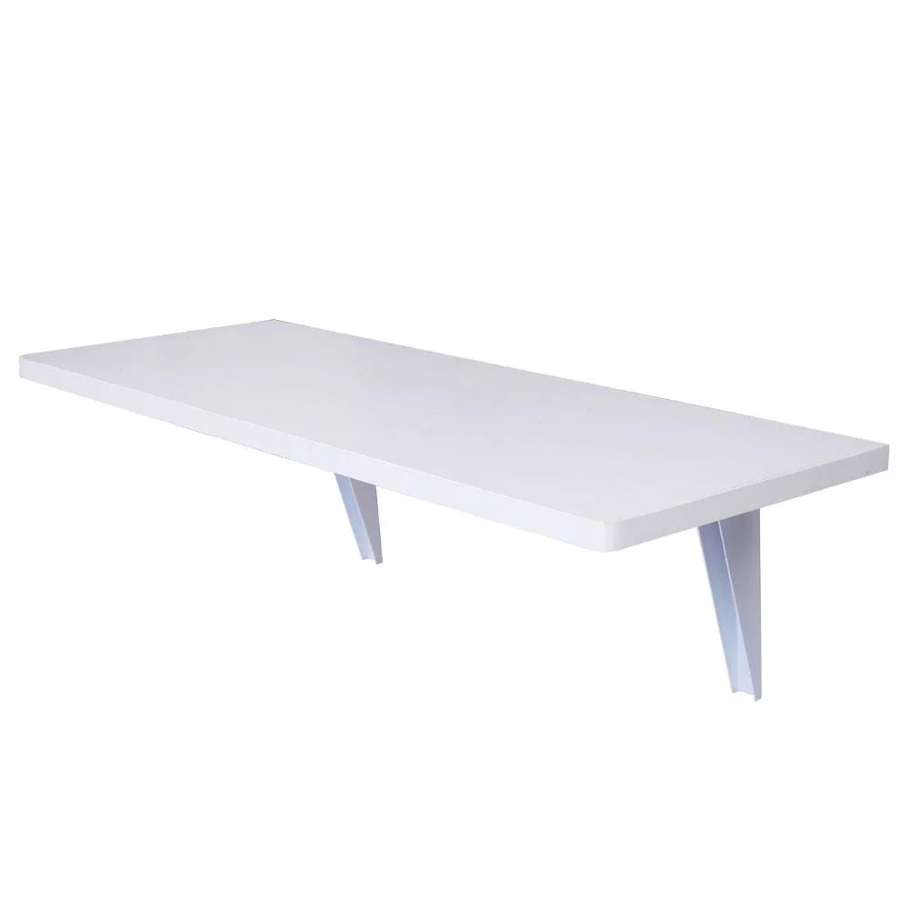 Wall-Mounted Drop-Leaf Folding Table White O181994