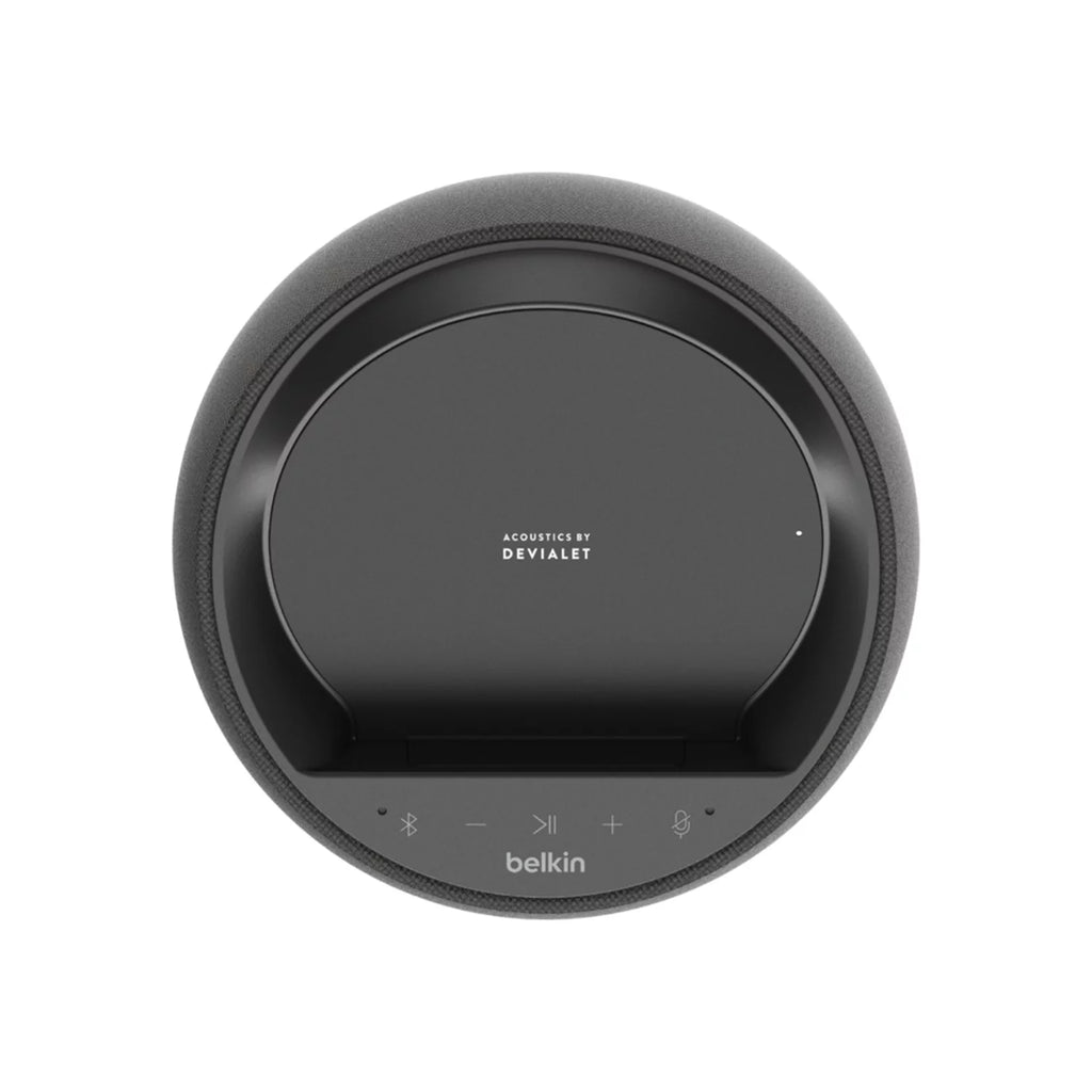 Portable Bluetooth Speaker with Wireless Phone Charger, Black R89139