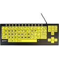 Black Yellow Wired Keyboard H923794