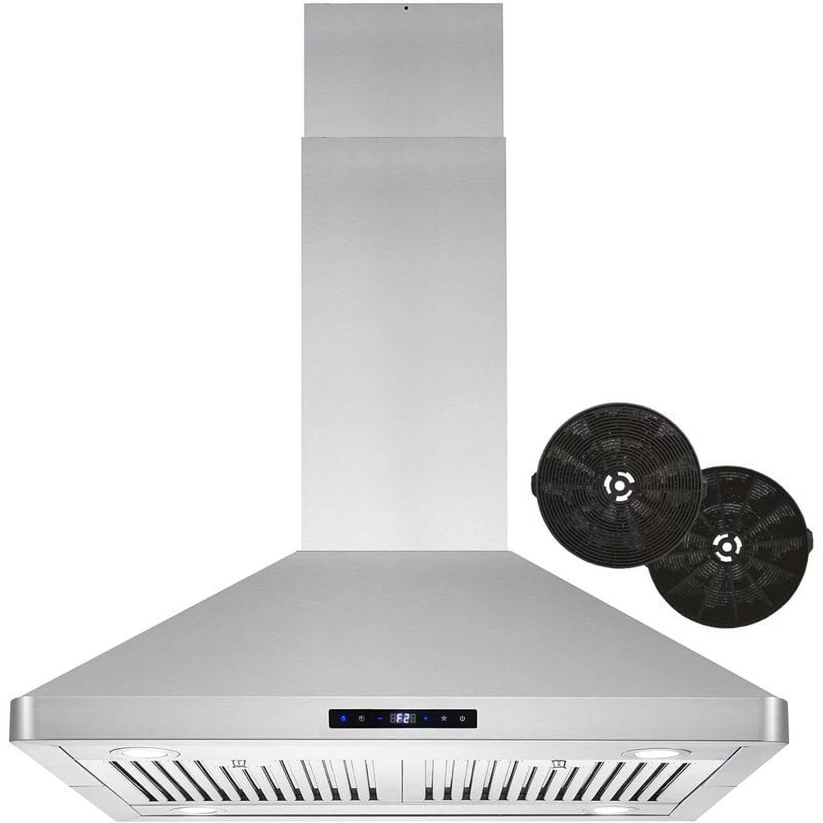 30" 380 CFM Ductless Island Range Hood in Stainless Steel C9807