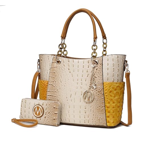 Tote Bag Set with Wallet Vegan Leather H731