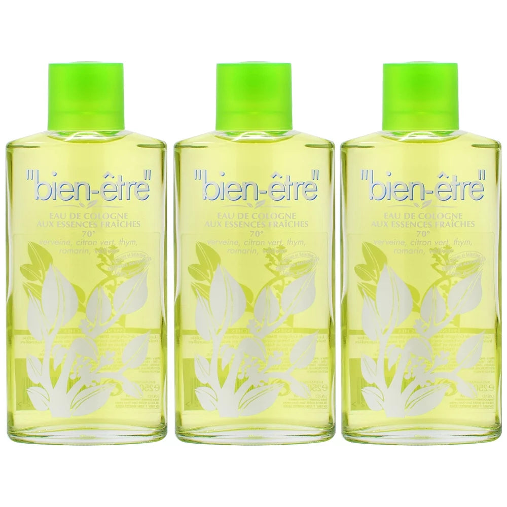 Eau De Cologne Aux Essences Fraiches 250ml Pack of 3 O9585