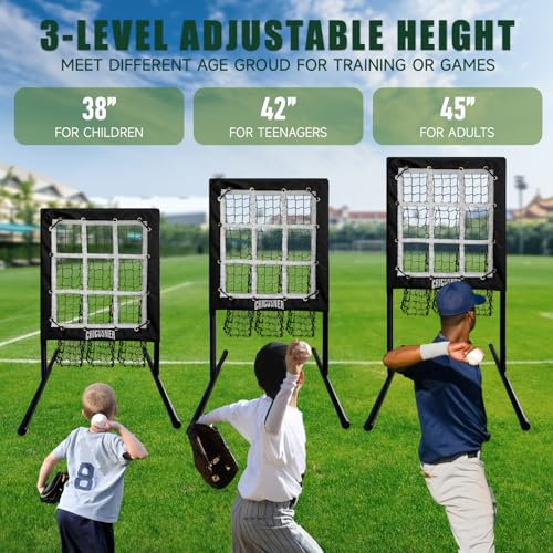9 Hole Pitching Net with Strike Zone X485954