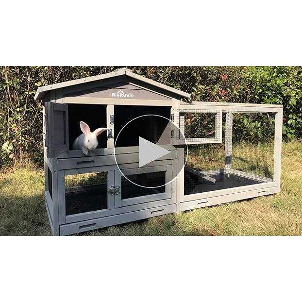 Rabbit Hutch with 3 Pull Out Tray T37589