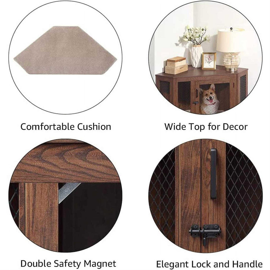 Corner Dog Crate K12839