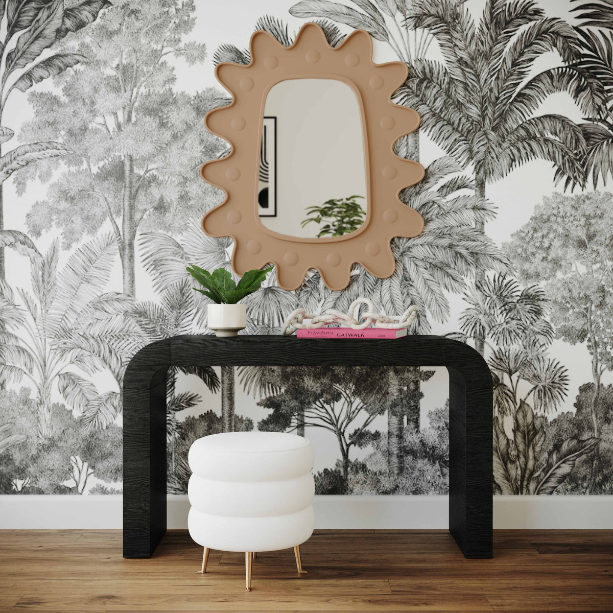 Wall Mirror in Sand L888611