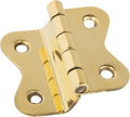 Solid Brass Cabinet Hinges 4 Pairs Y94359