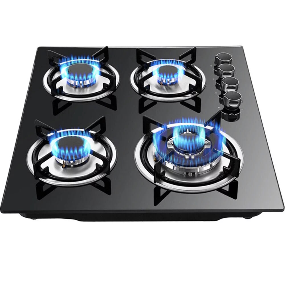 4 Burners Gas Cooktop Tempered Glass T243117