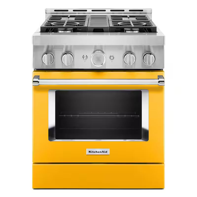30 in. 4.1 cu. ft. Smart Gas Range with Self-Cleaning and True Convection G441908