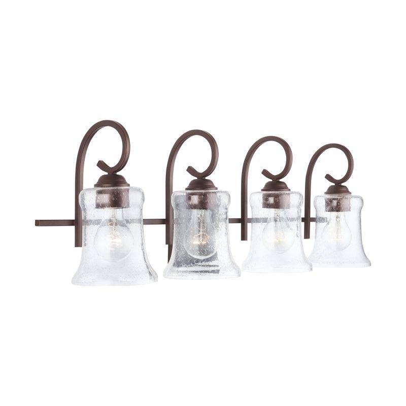 4 Light Brushed Nickel Vanity D878