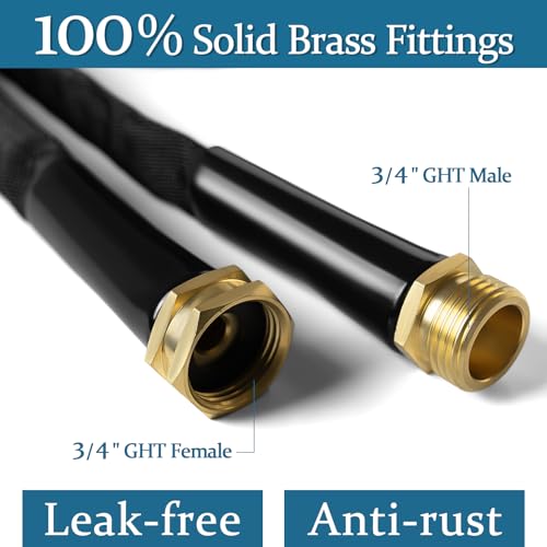 50ft TPE Garden Hose with Brass Fittings A48310