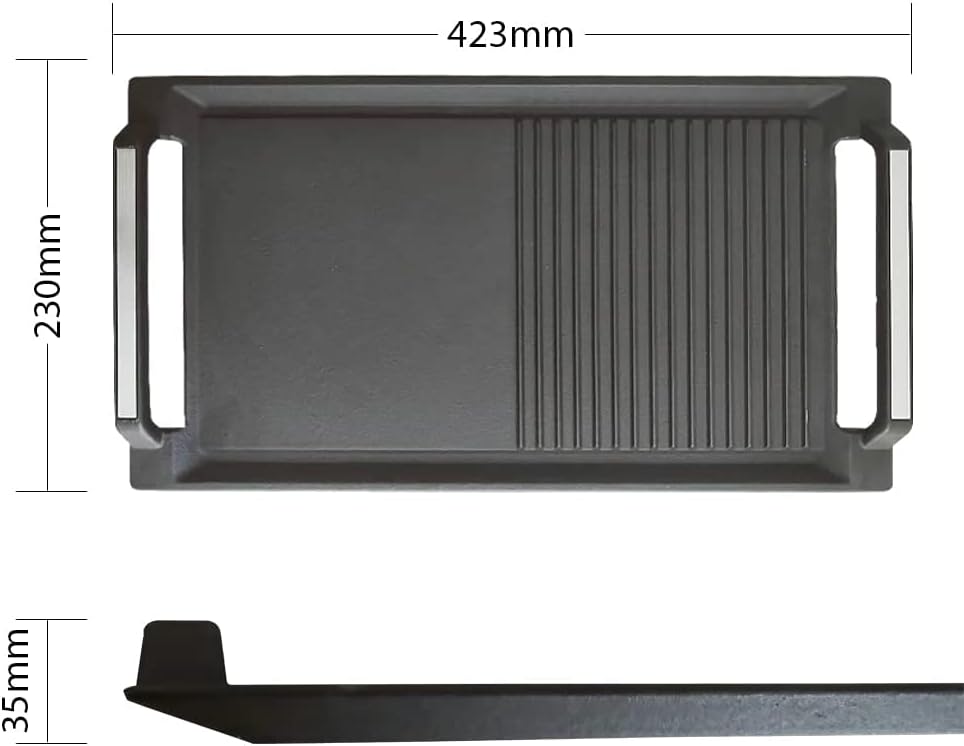Cast Iron Griddle Pan with 2 Handles L822770