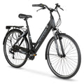 Electric Pedal Assist Commuter Bike 700c Wheels Black U809