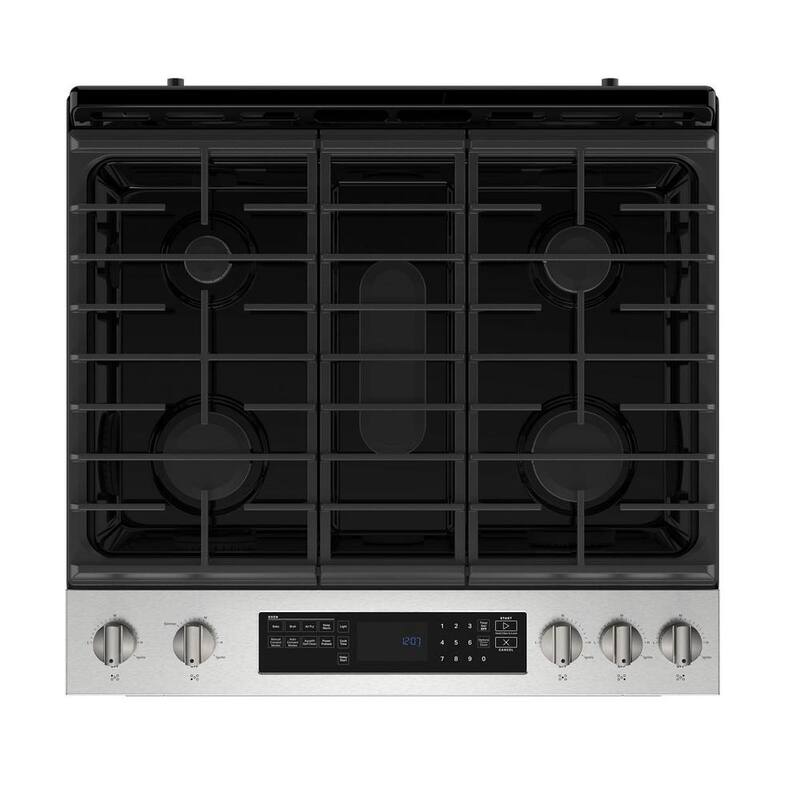 5 Burners Slide-In Gas Range Stainless Steel Q20265