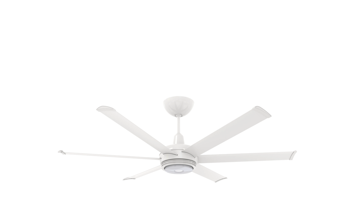 White 60 Ceiling Fan with Downlight C5218