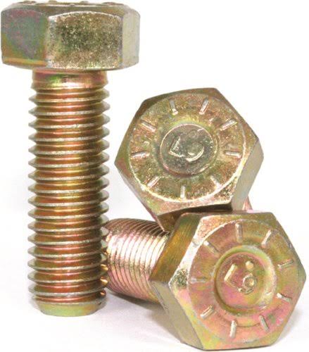 5/8-11 x 2 1/2 Hex Cap Screw Yellow Zinc Plated (150) Z370225