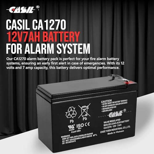 12V 7AH Sealed Lead Acid Alarm Battery Q666364