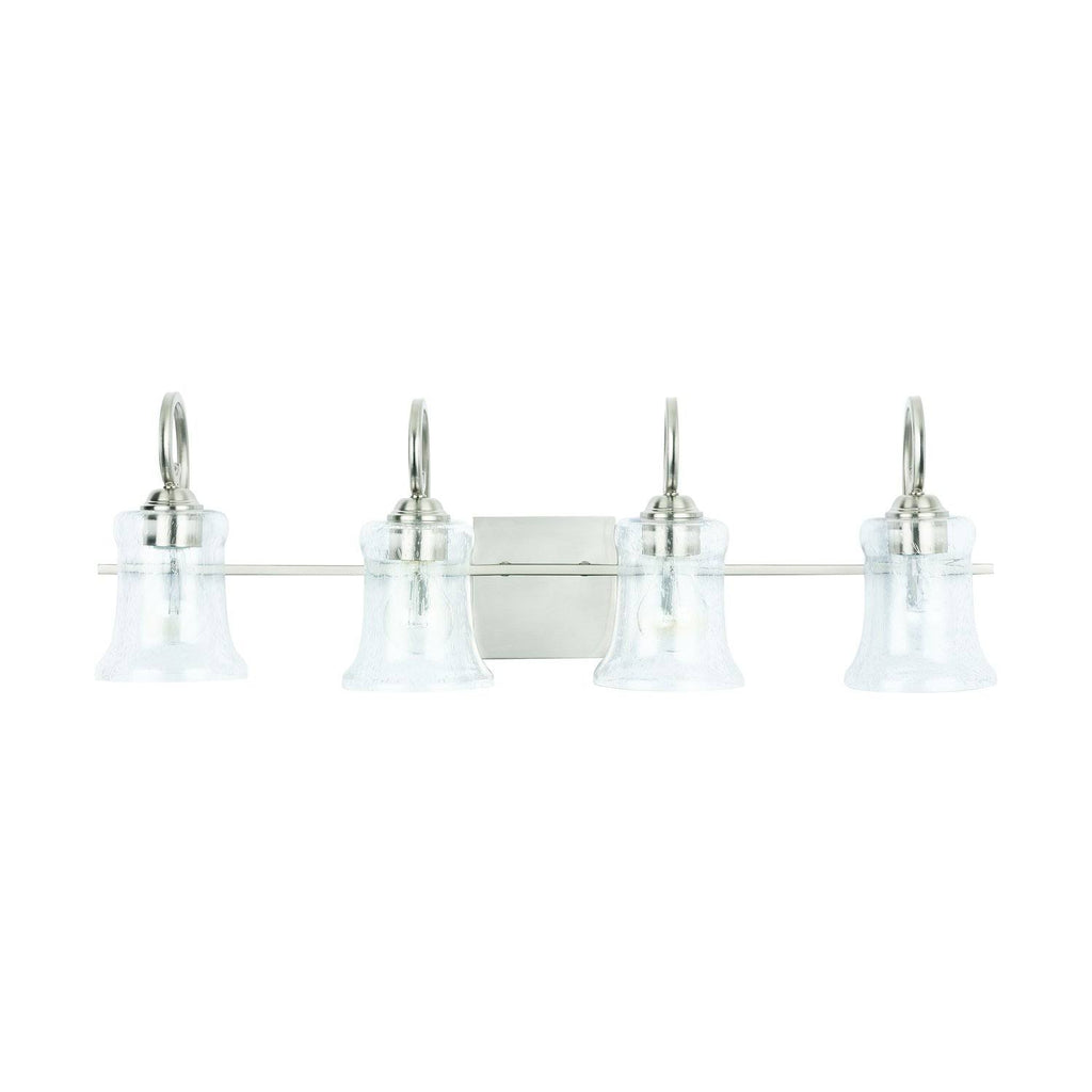 4 Light Brushed Nickel Vanity D878