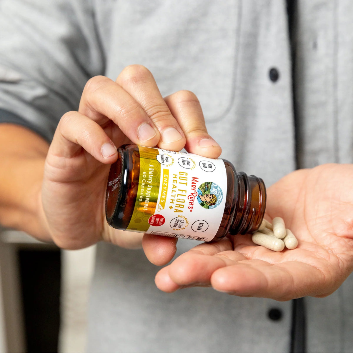 Vegan Non-GMO 60 Count Enzymes H75830