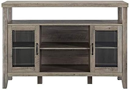 Dark Walnut TV Stand Console Cabinet S8671