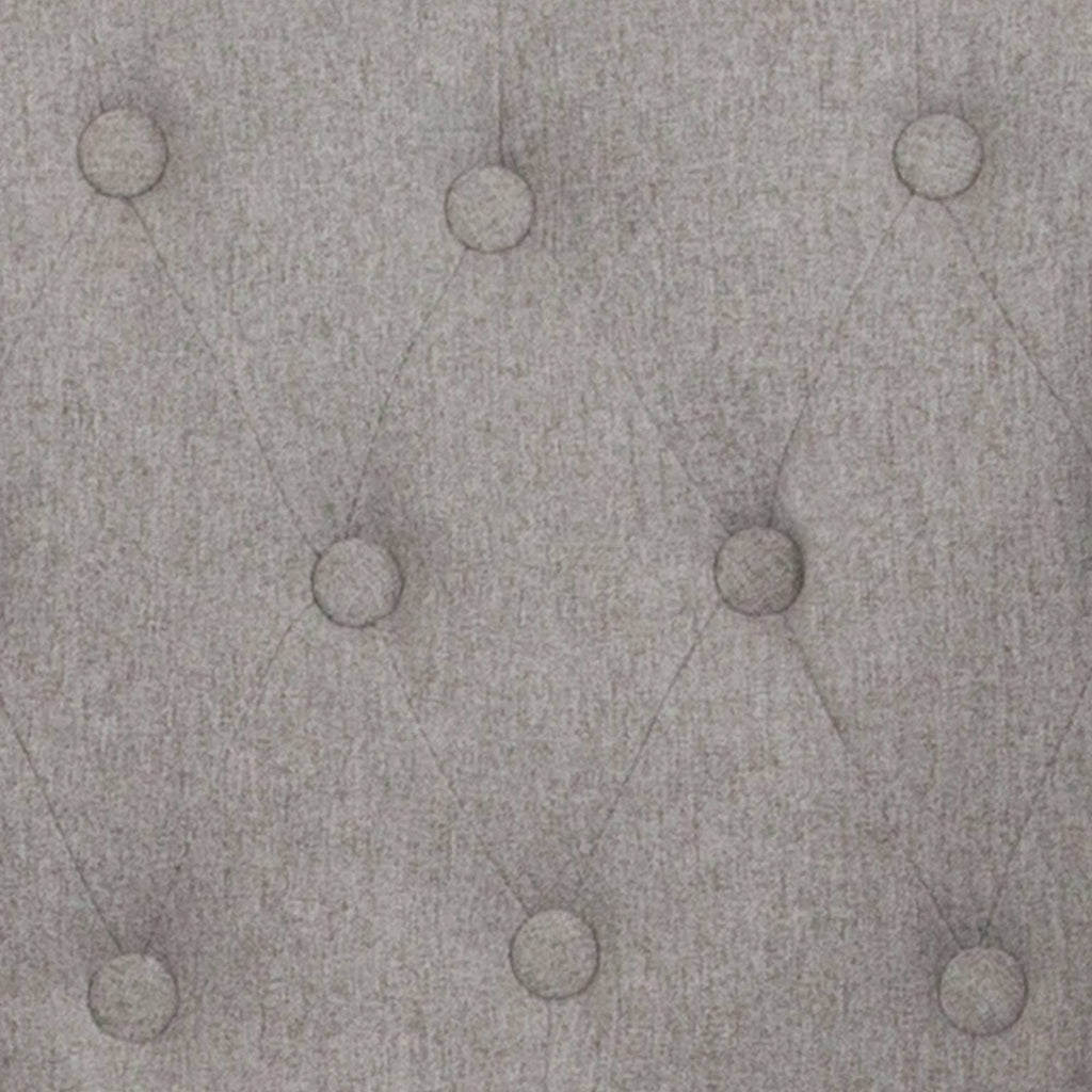 Light Gray Fabric Tufted Counter Height Stool G8212