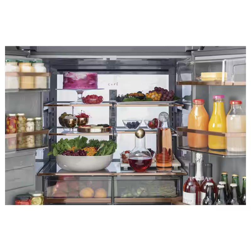 Platinum Glass 4-Door French Door Refrigerator D72127
