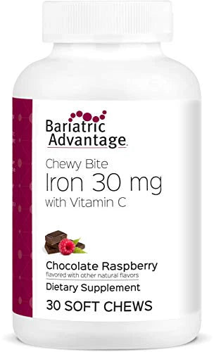 Iron Chewy Bite Chocolate Raspberry Truffle 30 Count D396
