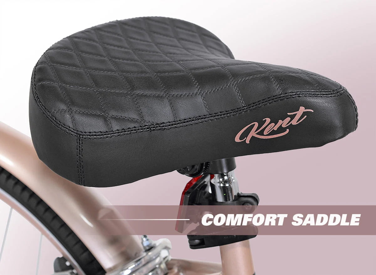 26 In. Rose Gold Women's Cruiser Bike Q17950