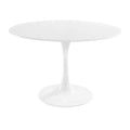 White Wood Top Table 35 in. C327633