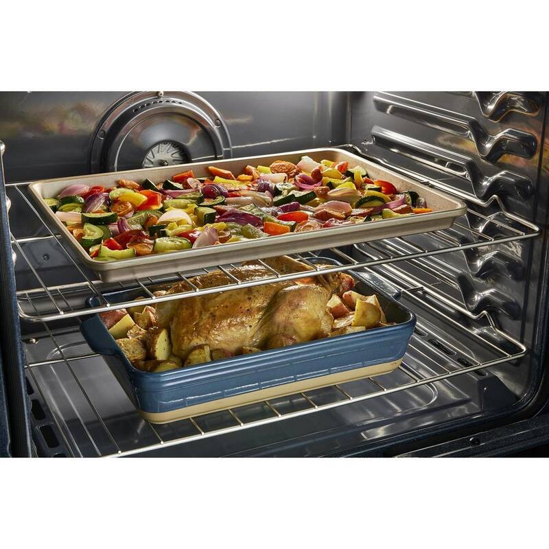 5 Burners Slide-In Gas Range Stainless Steel Q20265