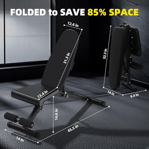 Adjustable Strength Training Weight Bench H212