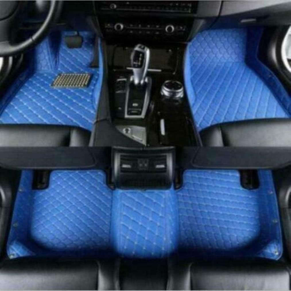 Custom Car Floor Mats Full Coverage All Weather Non-Slip Leather Floor Liners Black S155262
