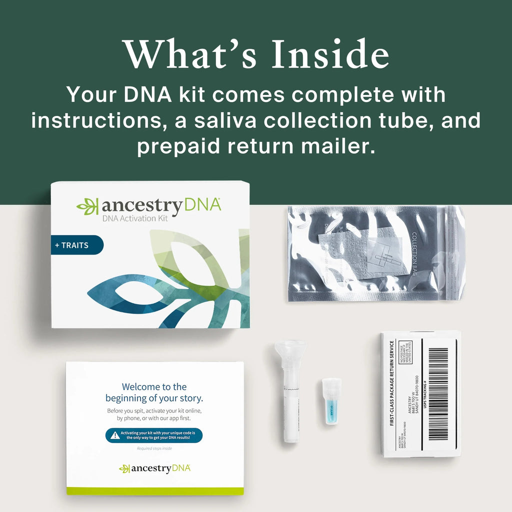 DNA Test Kit with 35+ Genetic Traits E67959