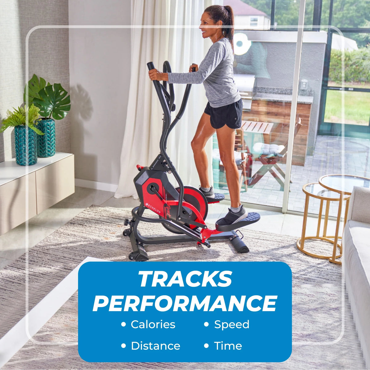 Elliptical Trainer with 8 Levels of Magnetic Resistance H99848