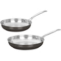 Black Stainless 8" And 10" Skillet Set F57107