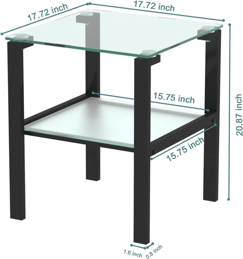Glass Coffee Table End Table R8510