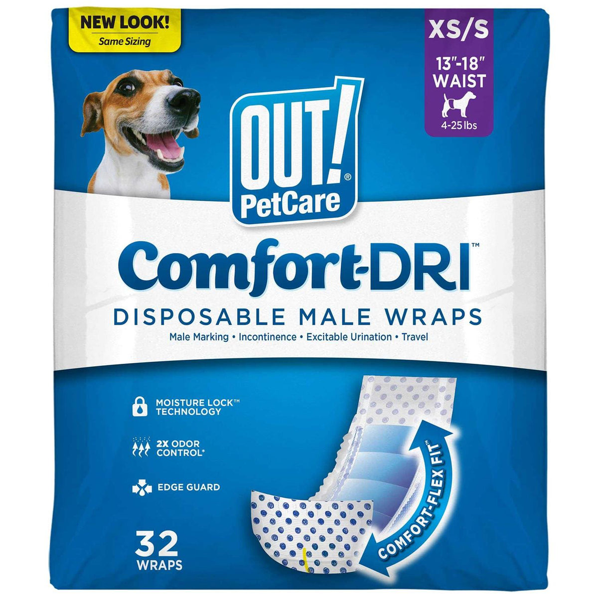 Disposable Male Dog Diapers with Leak Proof Fit B7443