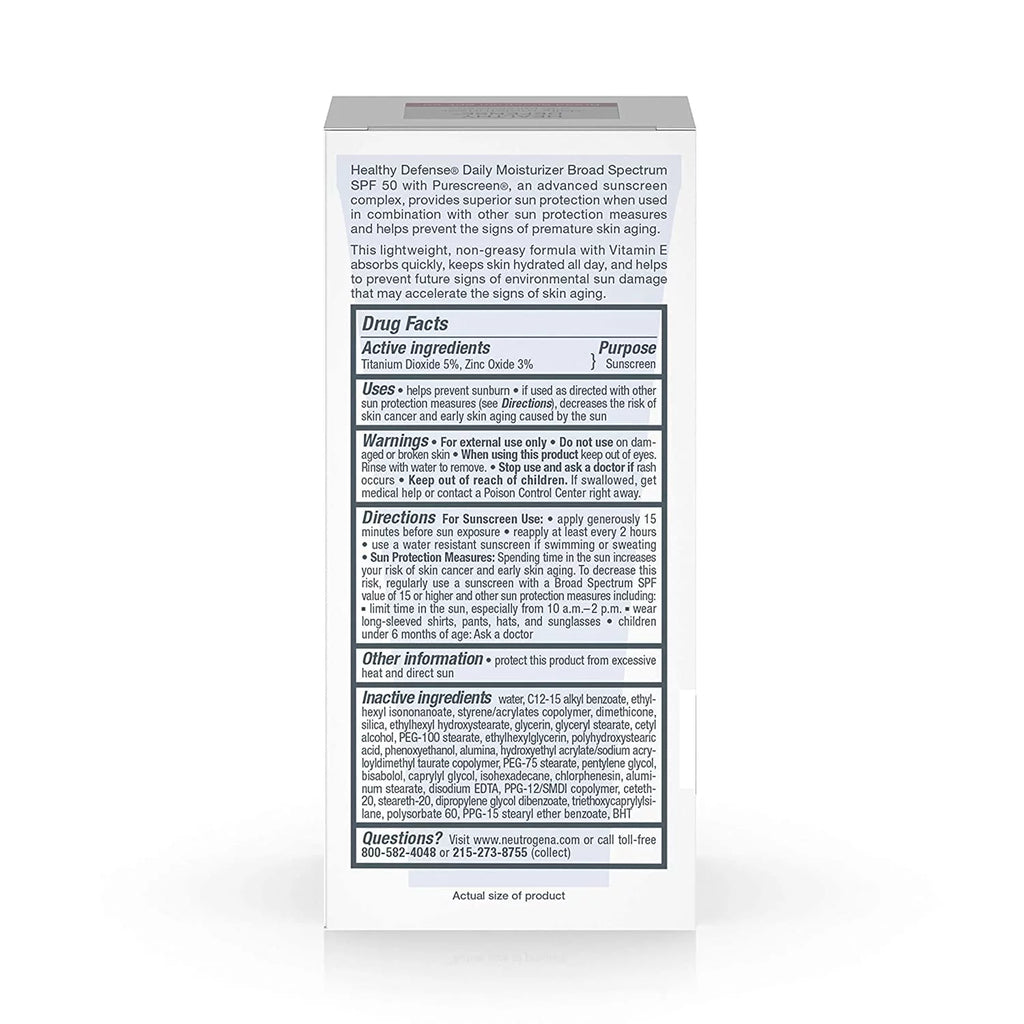 SPF 50 Mineral Sunscreen 1.7 Fl. Oz (Pack Of 2) J991240