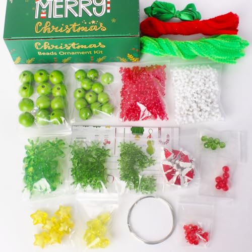 Christmas Beaded Ornament Kit, 30 Sets T50578