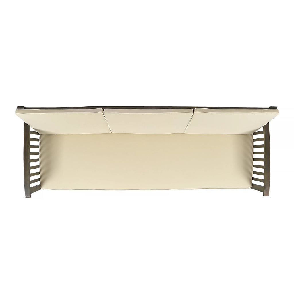 Acacia Wood Sofa with Cushions I29552