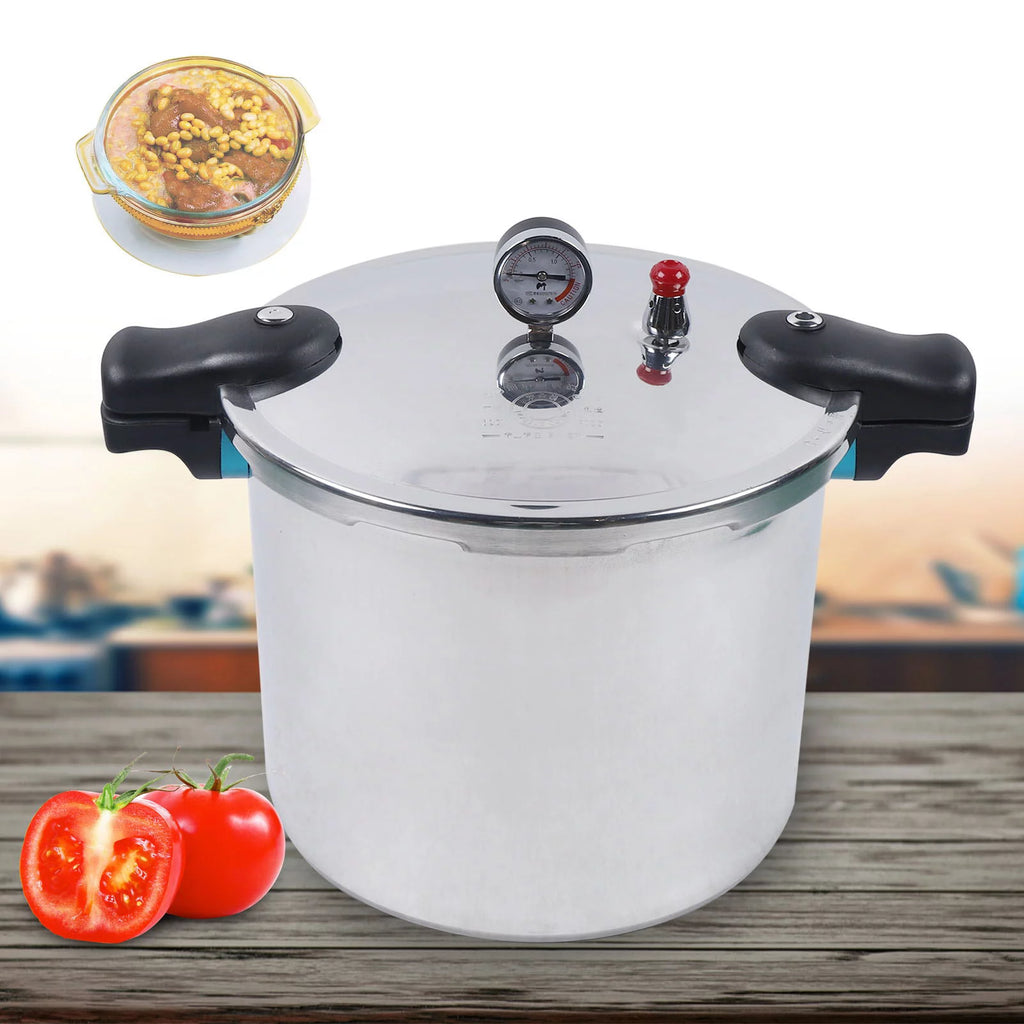 23 Quart Pressure Canner Cooker with Pressure Gauge T514