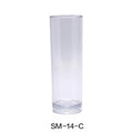 Clear 14 oz Plastic Stemware Glass Pack of 24 G928