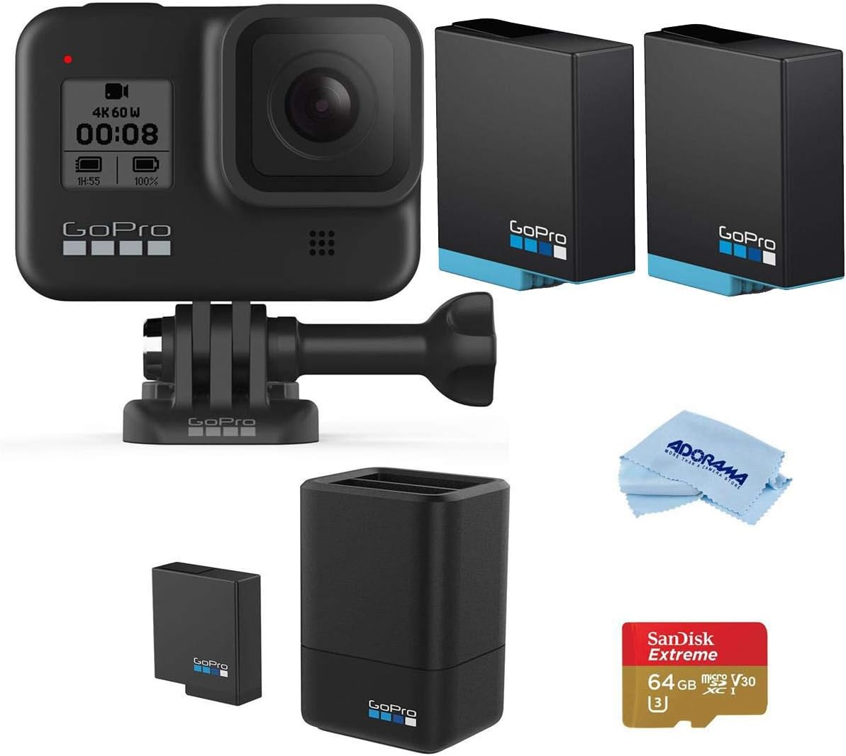 Waterproof Digital Action Camera with Touch Screen 4K UHD Video K354