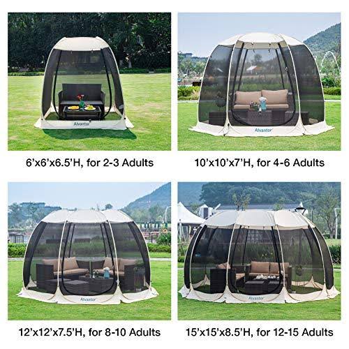 Camping Tent Outdoor Canopy Pop Up Sun Shade Shelter D452