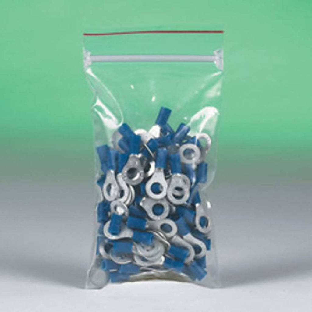 4 Mil Reclosable Poly Bags 10x22 Clear 500/Case V3116