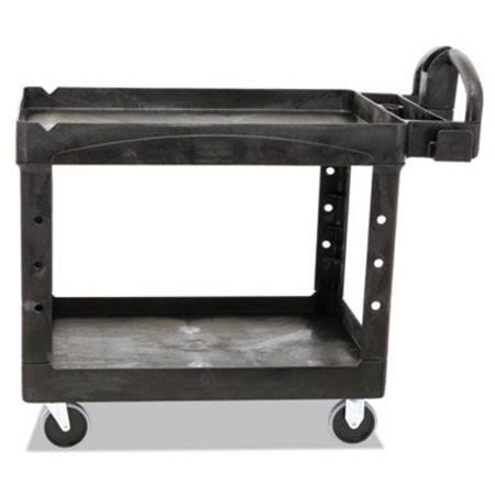 Black 2-Shelf Utility Cart X38610