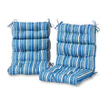 44 x 22 in. Outdoor High Back Chair Cushion Set of 2 Q92351
