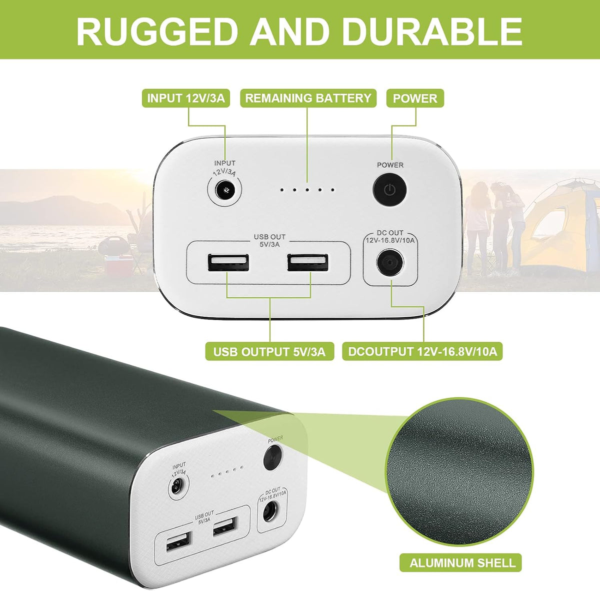 Portable Power Station 216Wh Lithium Battery Solar Generator R724262